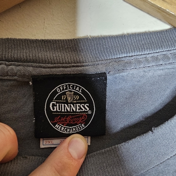 Guinness Feeling Lucky Graphic Tee Shirt Size XXL - Picture 3 of 7